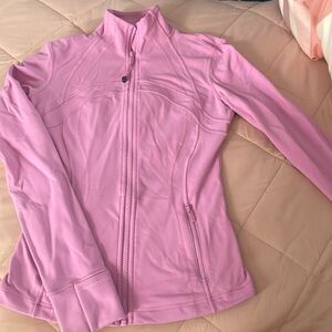 Light pink lululemon define jacket